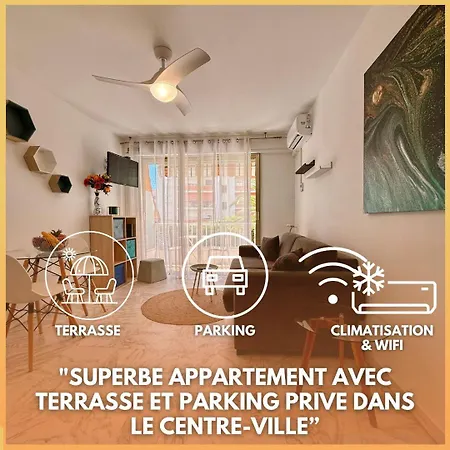 Le Lilas By Apirent #airconditioning #terrasse #parking